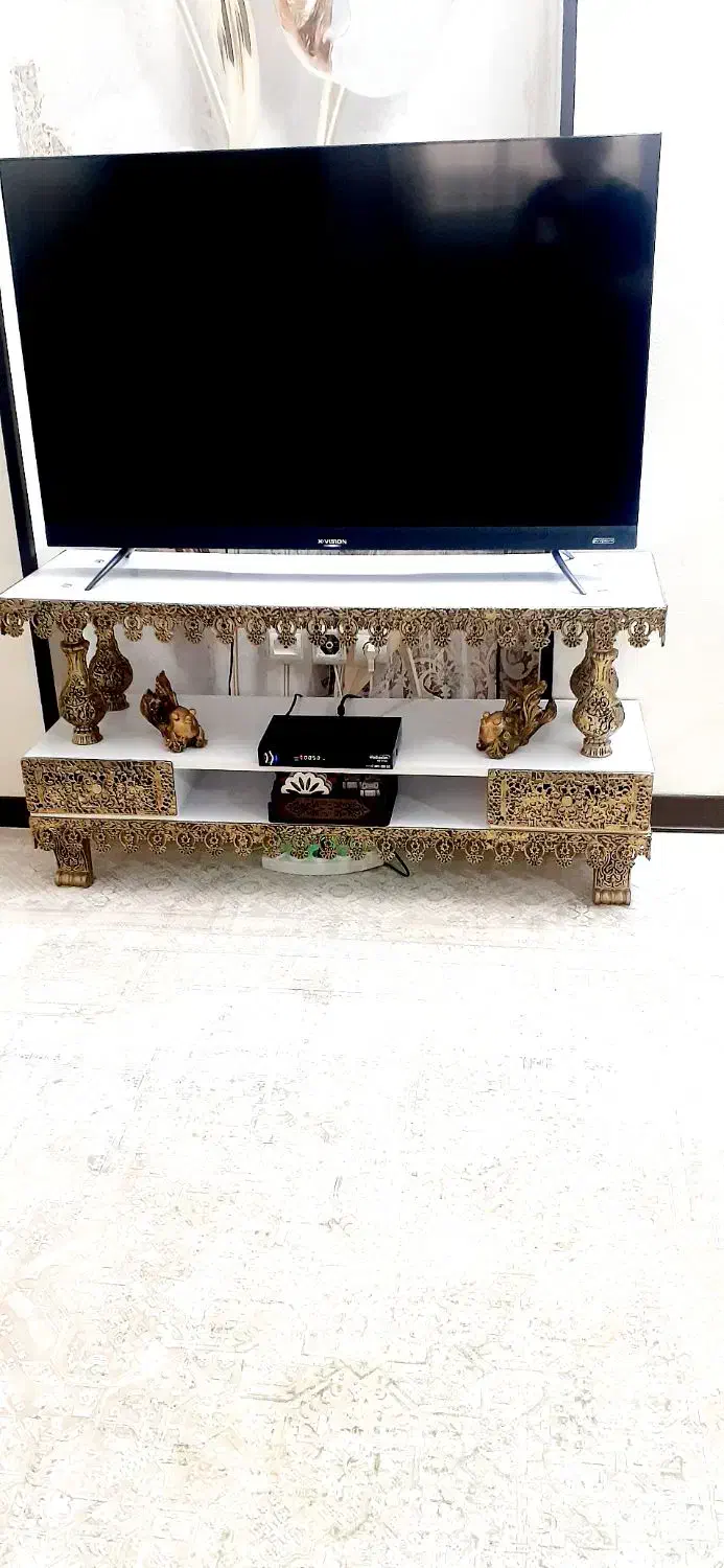 میز تلویزیون برنج اصل|مبلمان خانگی و میز عسلی|شاهین‌شهر, شهرک گلدیس|دیوار