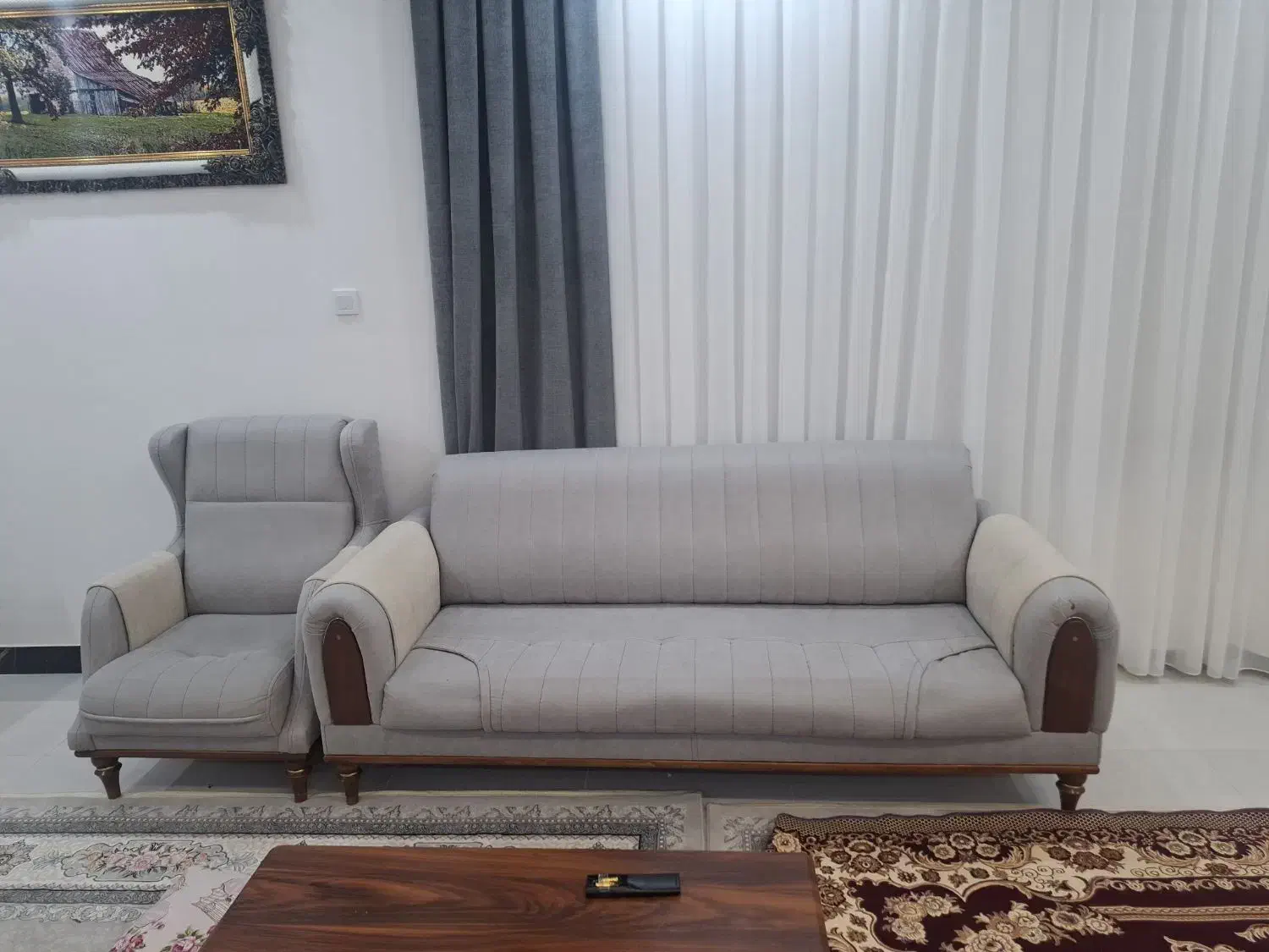 مبل 7نفره ثمیز|مبلمان خانگی و میز عسلی|مهاباد (آذربایجان غربی), |دیوار