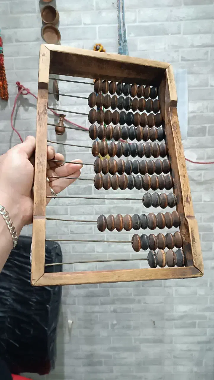 چرتکه چوبی قدیمی|لوازم التحریر|آمل, |دیوار