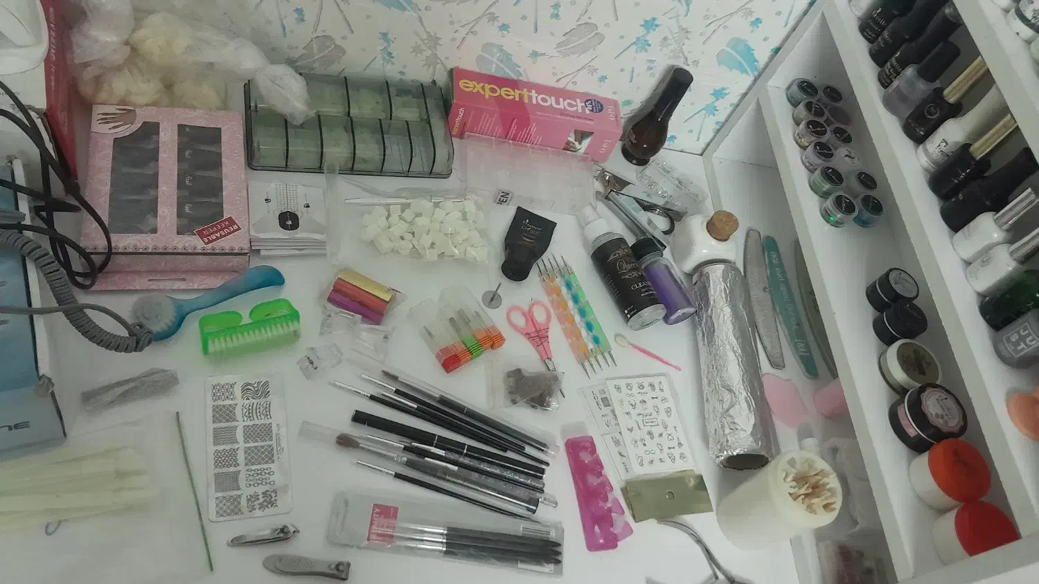 وسایل صفر تاصد کاشت ناخون|آرایشی، بهداشتی، درمانی|جهرم, |دیوار