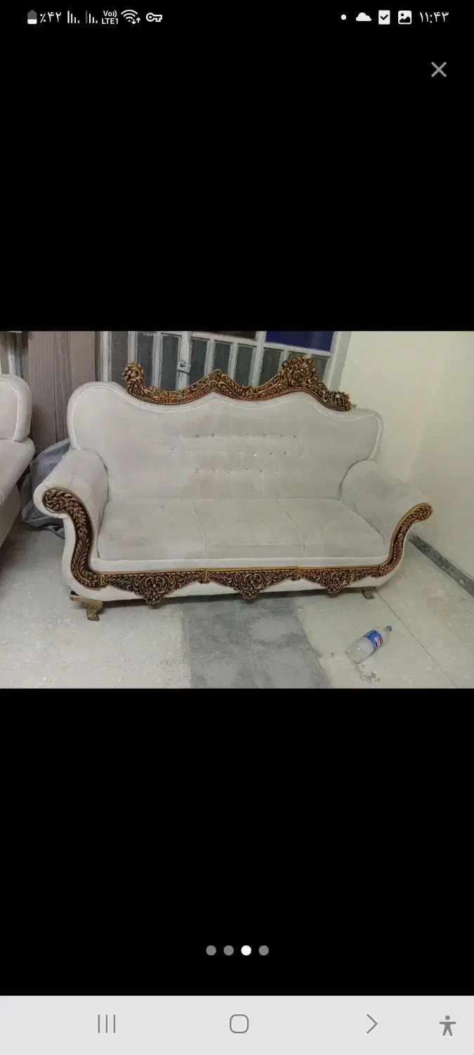 دوعدد مبل دونفره|مبلمان خانگی و میز عسلی|شیراز, جانبازان|دیوار