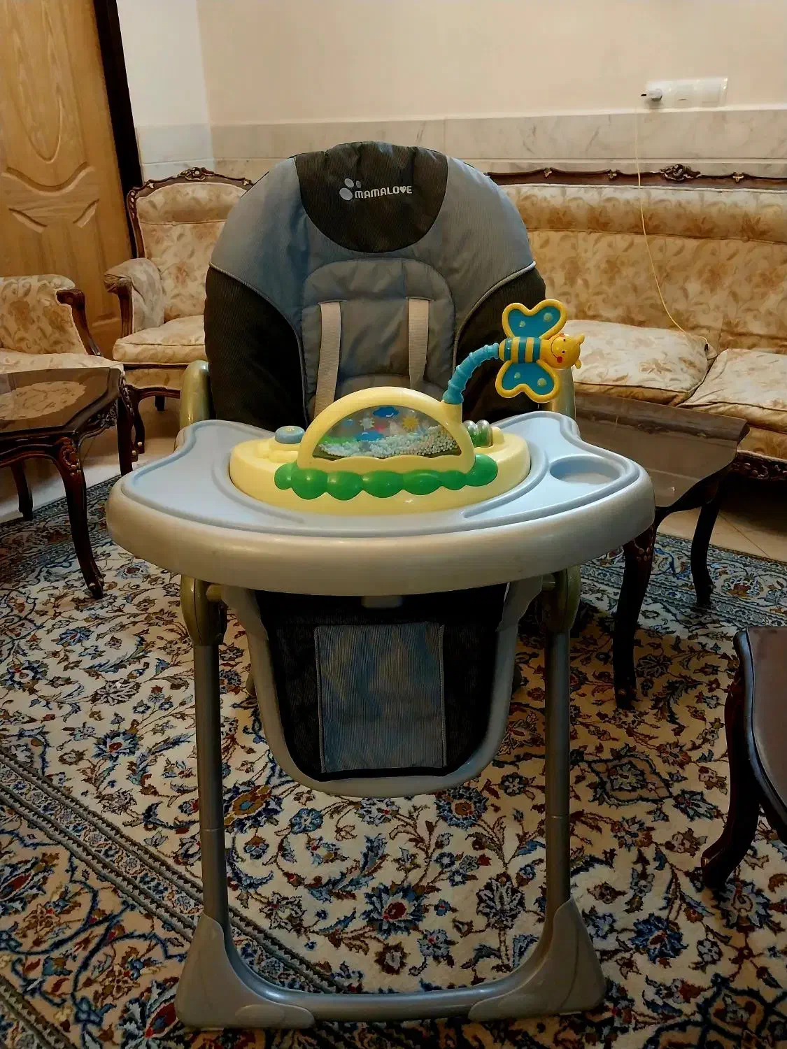 میز غدای کودک وکریر (وبیس) درحدنو مناسب سیسمونی|تخت و صندلی بچه|ابهر, |دیوار