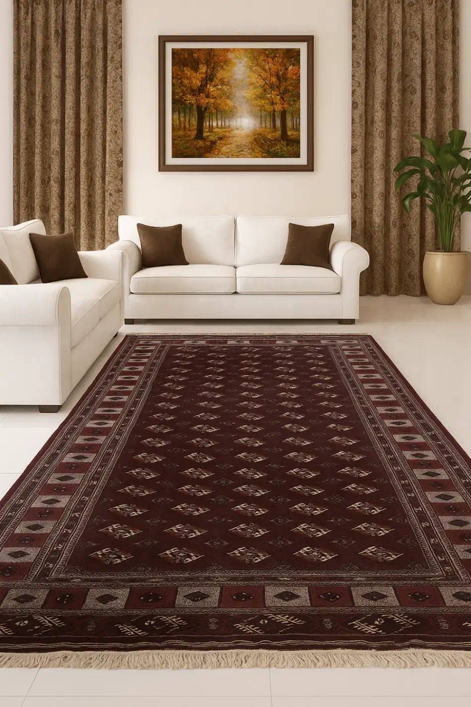 فرش دستباف ۱۰ متری ترکمن(ما کرج در خدمت تون هستیم)|فرش|تهران, شهرک غزالی|دیوار