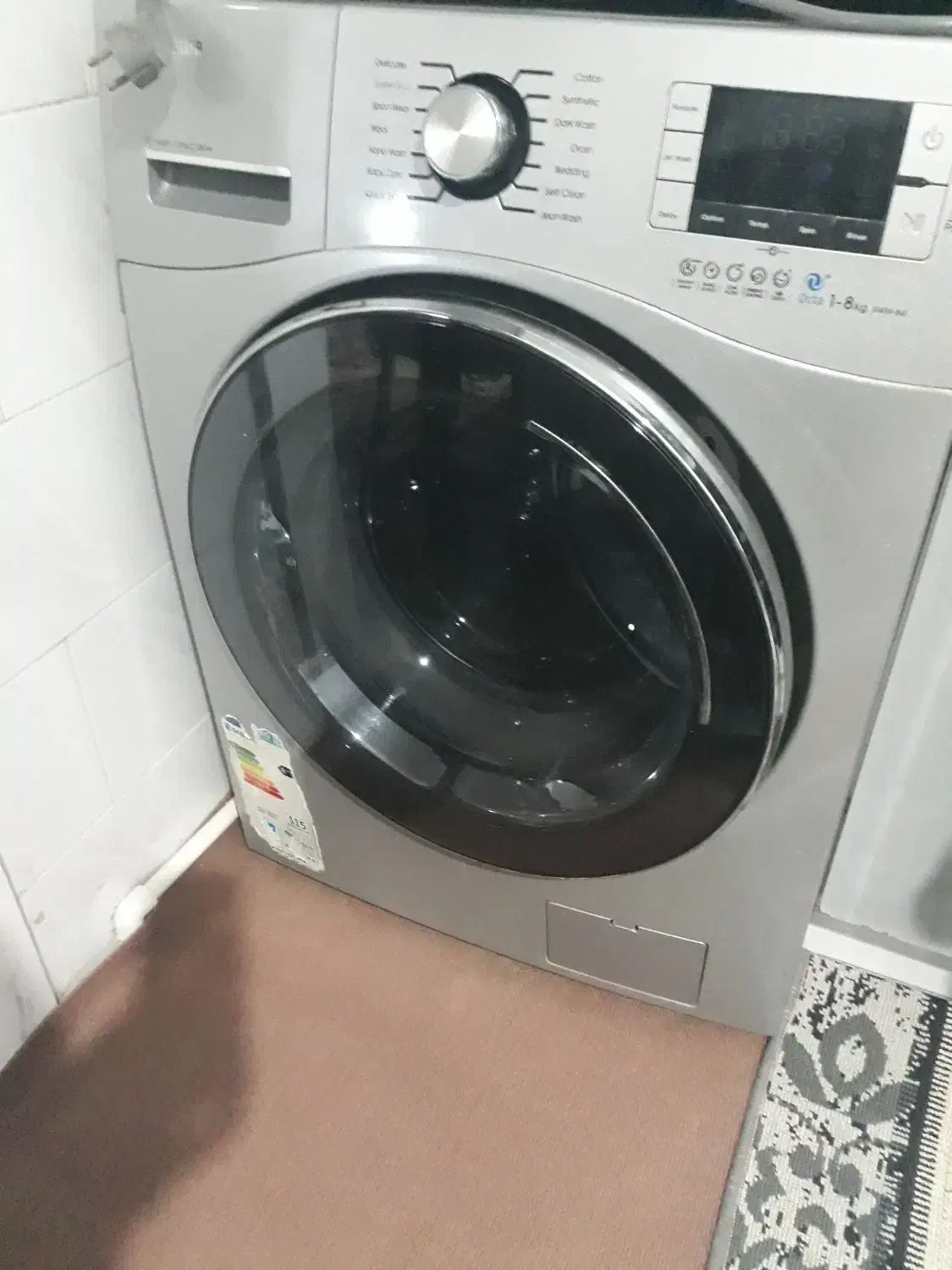 لباسشویی اسنوا ۸کیلو تمام اتوماتیک|ماشین لباسشویی و خشککن لباس|خلخال, |دیوار