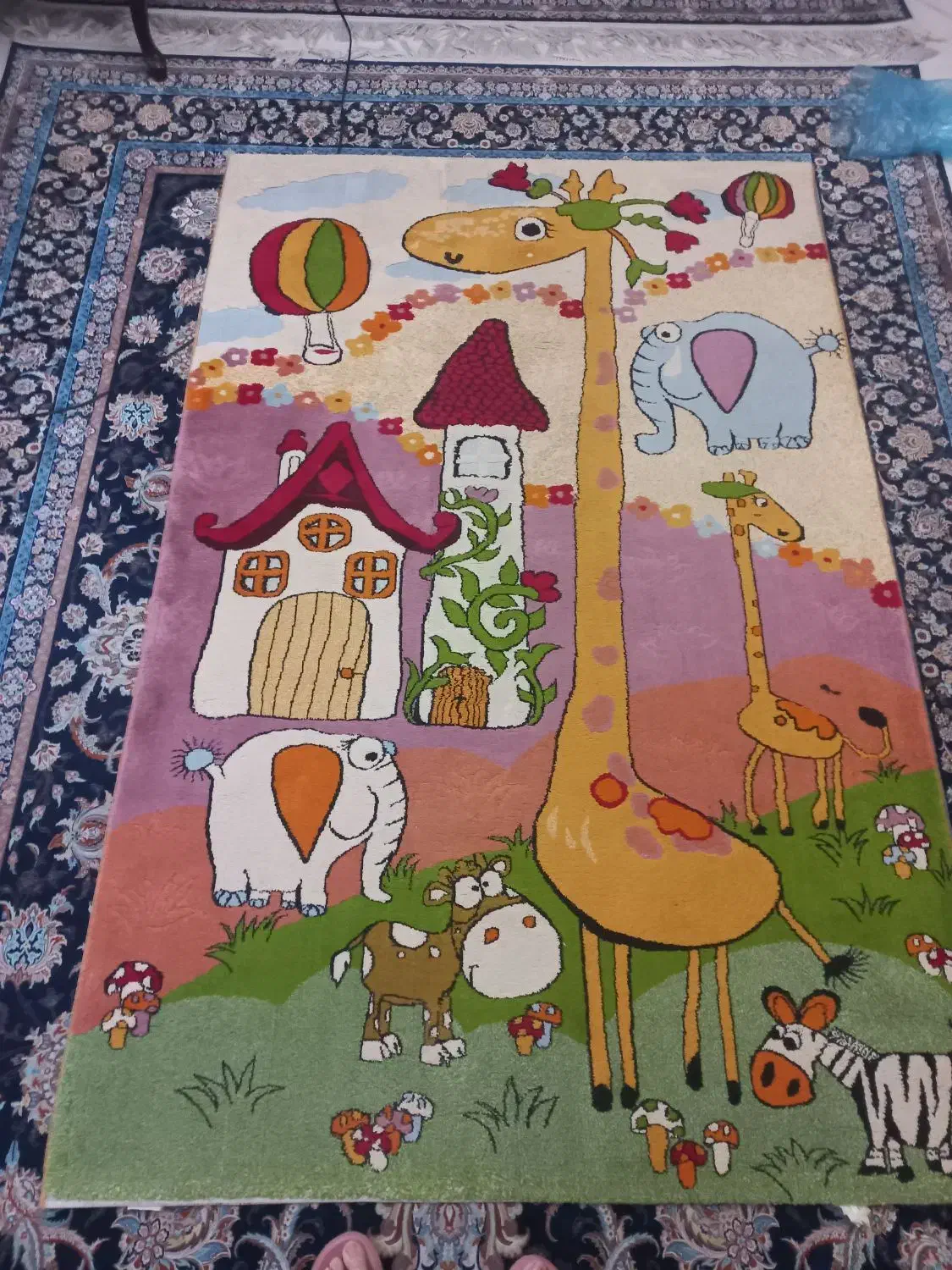 فرش اتاق کودک|فرش|ری, دولت‌آباد|دیوار