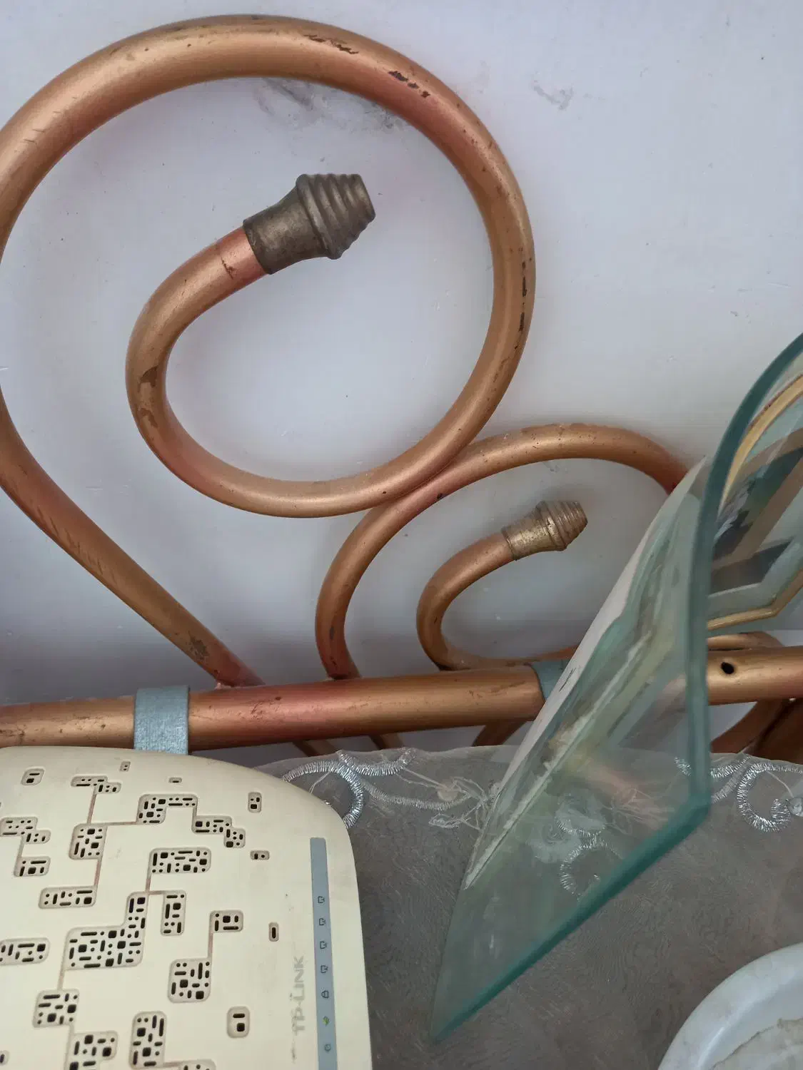 تخت دونفری فلزی با تشک|تخت و سرویس خواب|تبریز, |دیوار