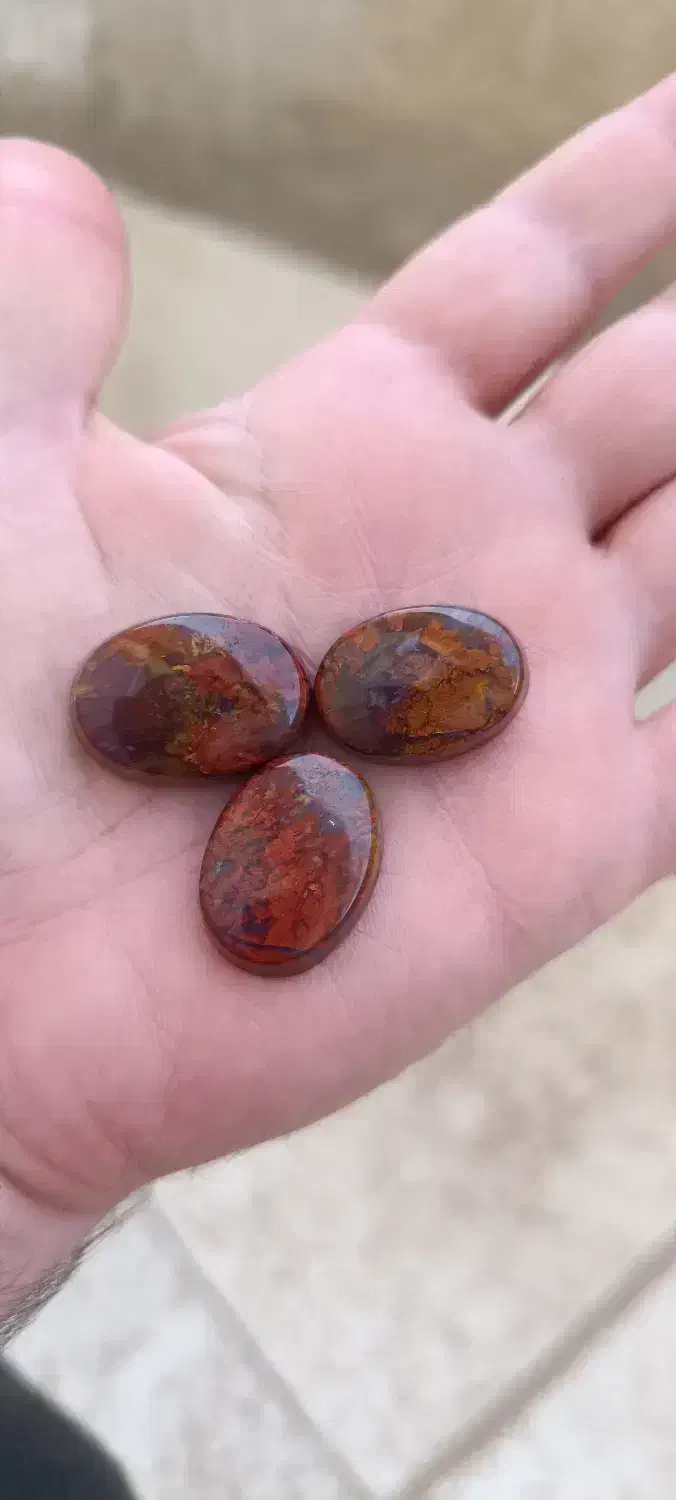 سنگ نگین عقیق شجر پاییزی فیروزه|جواهرات|قم, بنیاد|دیوار