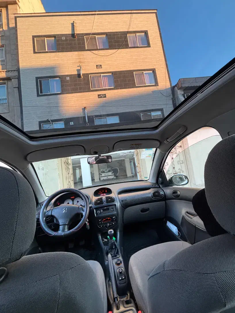 پژو ۲۰۶ سقف پانا|خودرو سواری و وانت|آمل, |دیوار