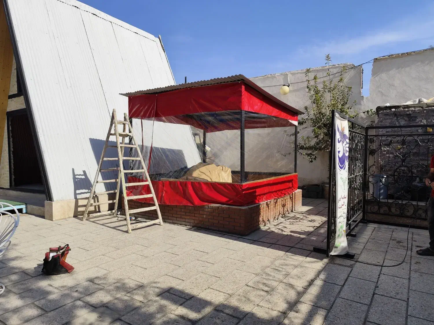 آلاچیق،کاور آلاچیق،طلق شفاف،چادربرزنتی|کافیشاپ و رستوران|مشهد, ایثار|دیوار