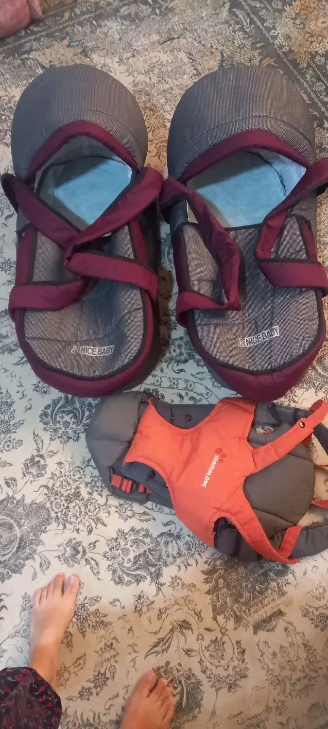 ساک حمل نوزاد وآغوشی در حد نو باقیمت مناسب|اسباب و اثاث بچه|محمدشهر, سیدآباد|دیوار