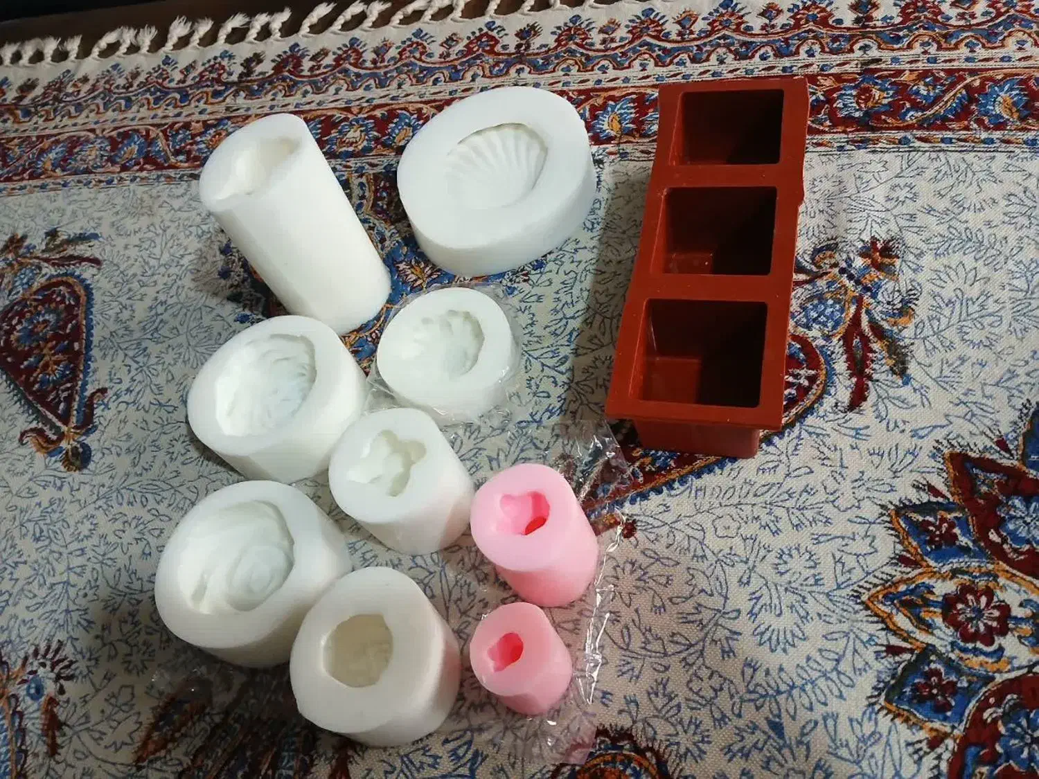 قالب سیلیکونی و پی وی سی و ملزومات شمع سازی|صنایع دستی و سایر لوازم تزئینی|تهران, تهرانسر شرقی|دیوار