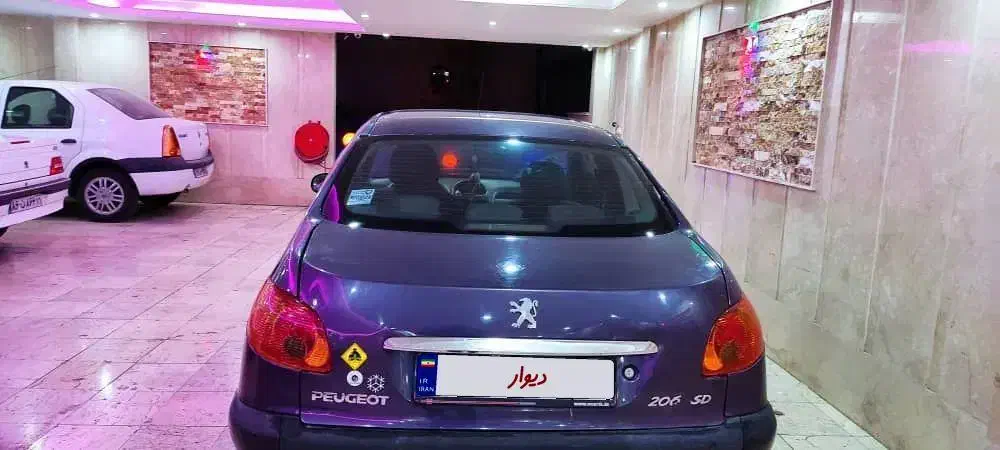 206 sd v8 صندوقدار ۲۰۶ اس دی|خودرو سواری و وانت|تهران, مجیدیه|دیوار
