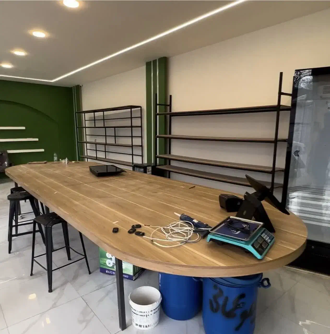 قفسه چوبی|کتابخانه، شلف، قفسه‌های دیواری|پاکدشت, پاکدشت (مامازند)|دیوار