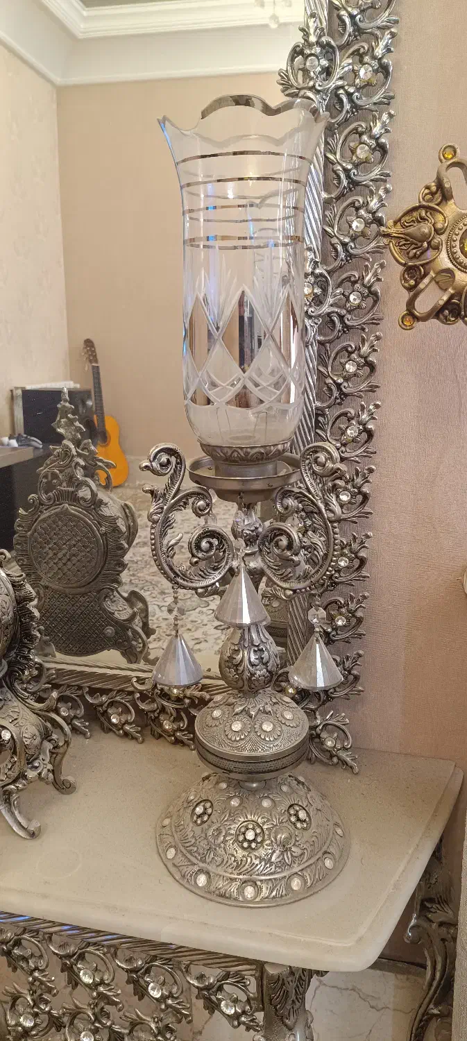 ساعت . شمعدان . آینه|آینه|قم, پاسدار|دیوار