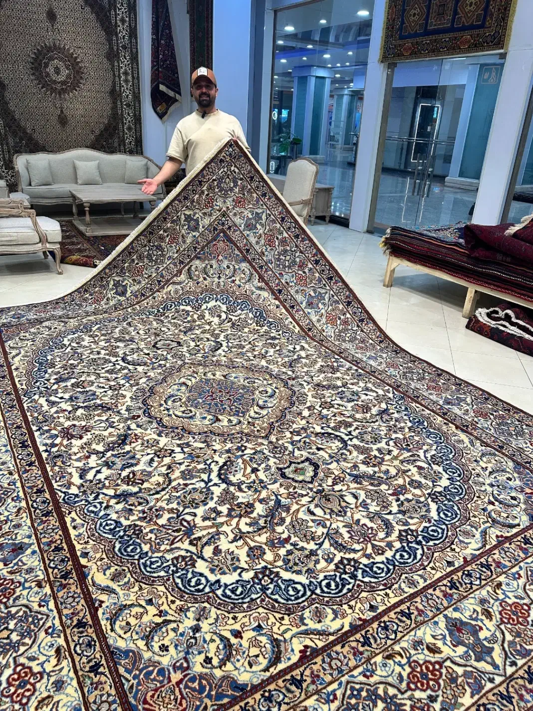 فرش دستبافت 12متری بافت خراسان/اقساط بدون بهره|فرش|مشهد, فرهنگ|دیوار