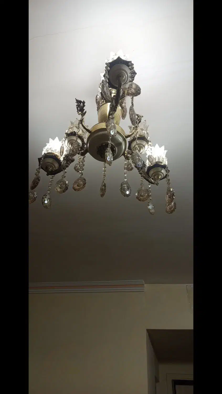 لوستر۶شاخه|لوستر و چراغ آویز|زاهدان, |دیوار