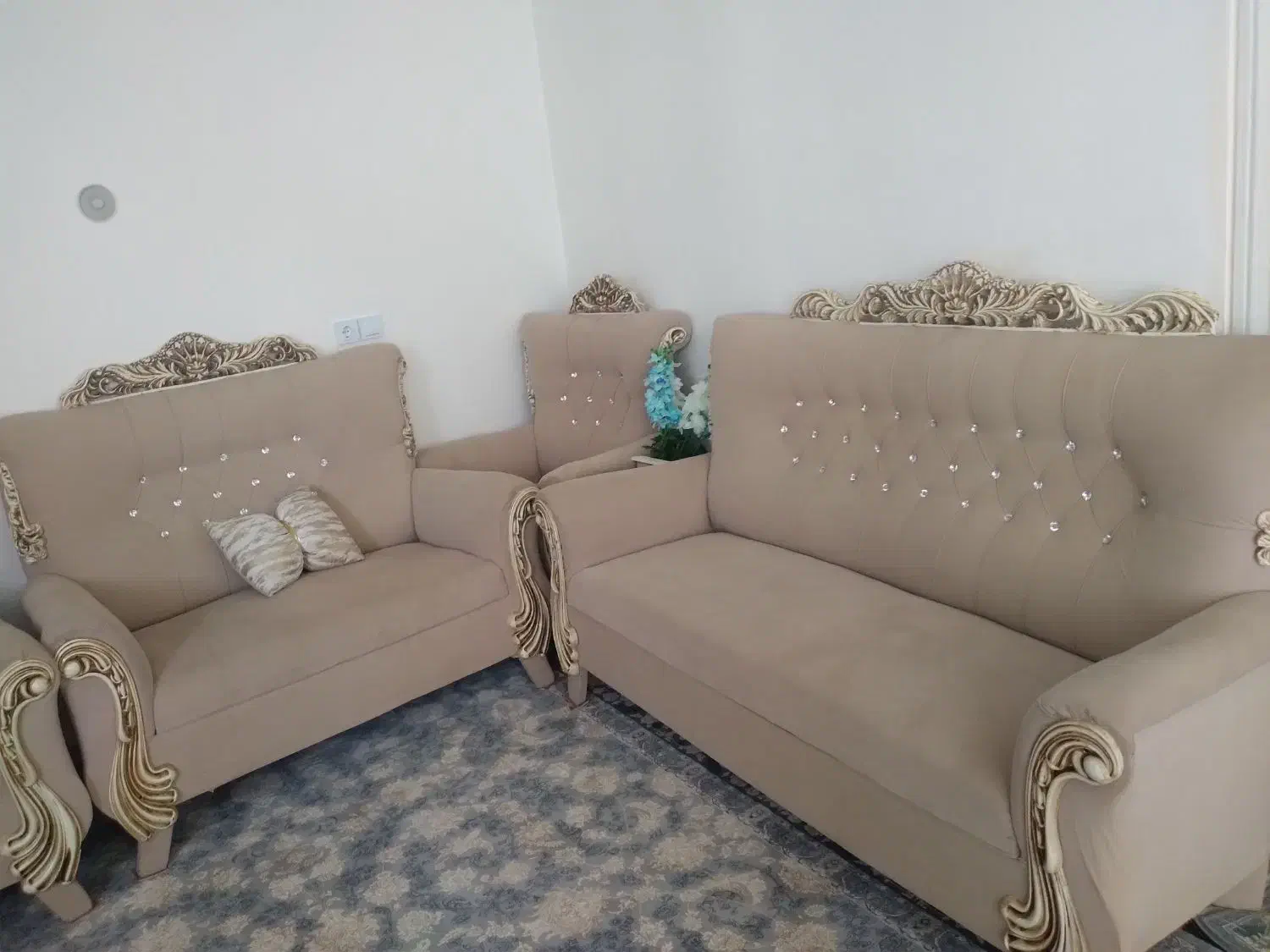 مبل ۷ نفره|مبلمان خانگی و میز عسلی|تاکستان, |دیوار