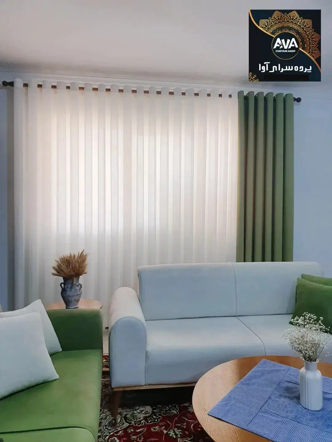 فروش انواع پرده های مینیمال و پانچ با انواع پارچه|پرده، رانر، رومیزی|قائمشهر, |دیوار