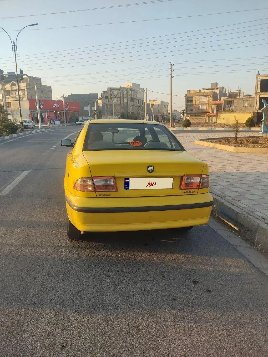 تاکسی سمند فروشی مدل 94|خودرو سواری و وانت|تاکستان, |دیوار