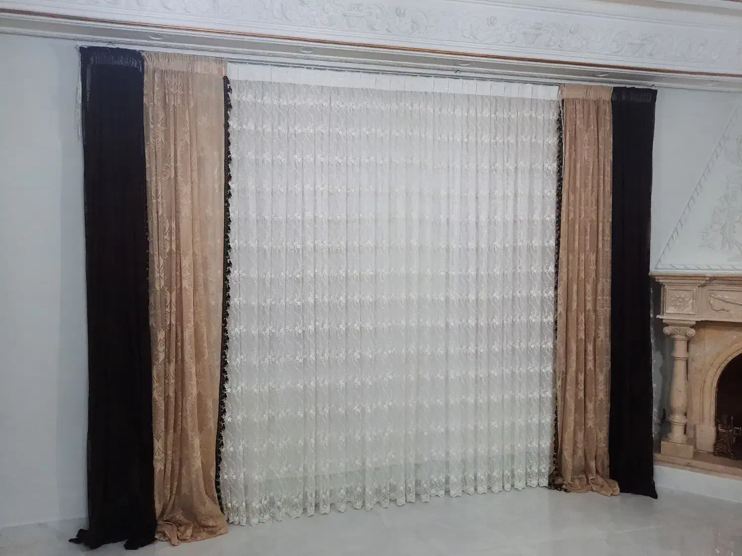 پرده پذیرایی|پرده، رانر، رومیزی|نورآباد, |دیوار