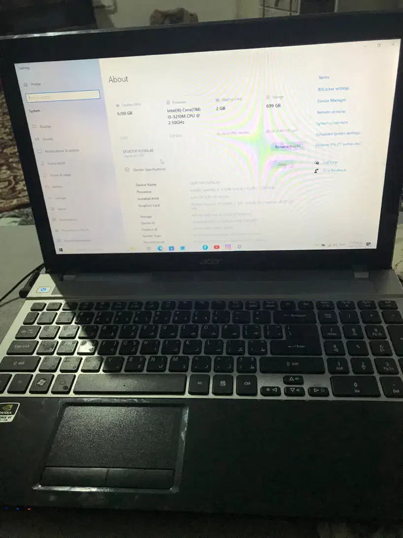 لپ تاپ ایسر i5|رایانه همراه|زنجان, |دیوار