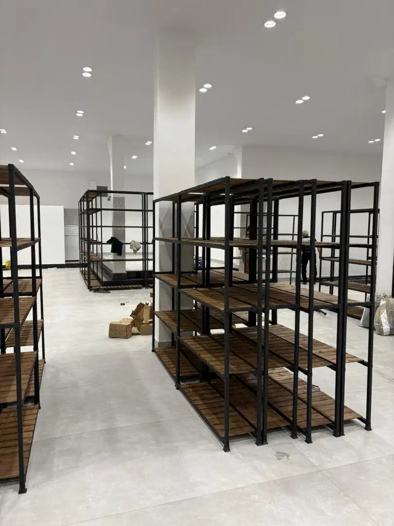 قفسه رگالی سبک آهن و چوب|فروشگاه و مغازه|تهران, قیام|دیوار