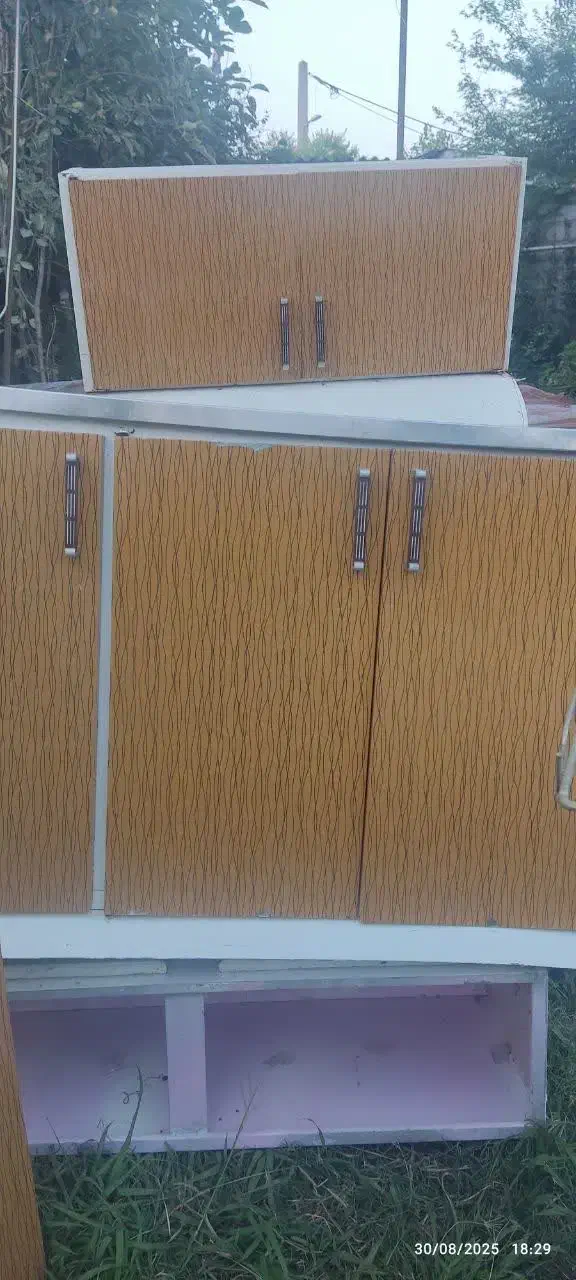 کابینت ب همراه سینک ظرفشویی و آبچکان|مصالح و تجهیزات ساختمان|رودسر, |دیوار