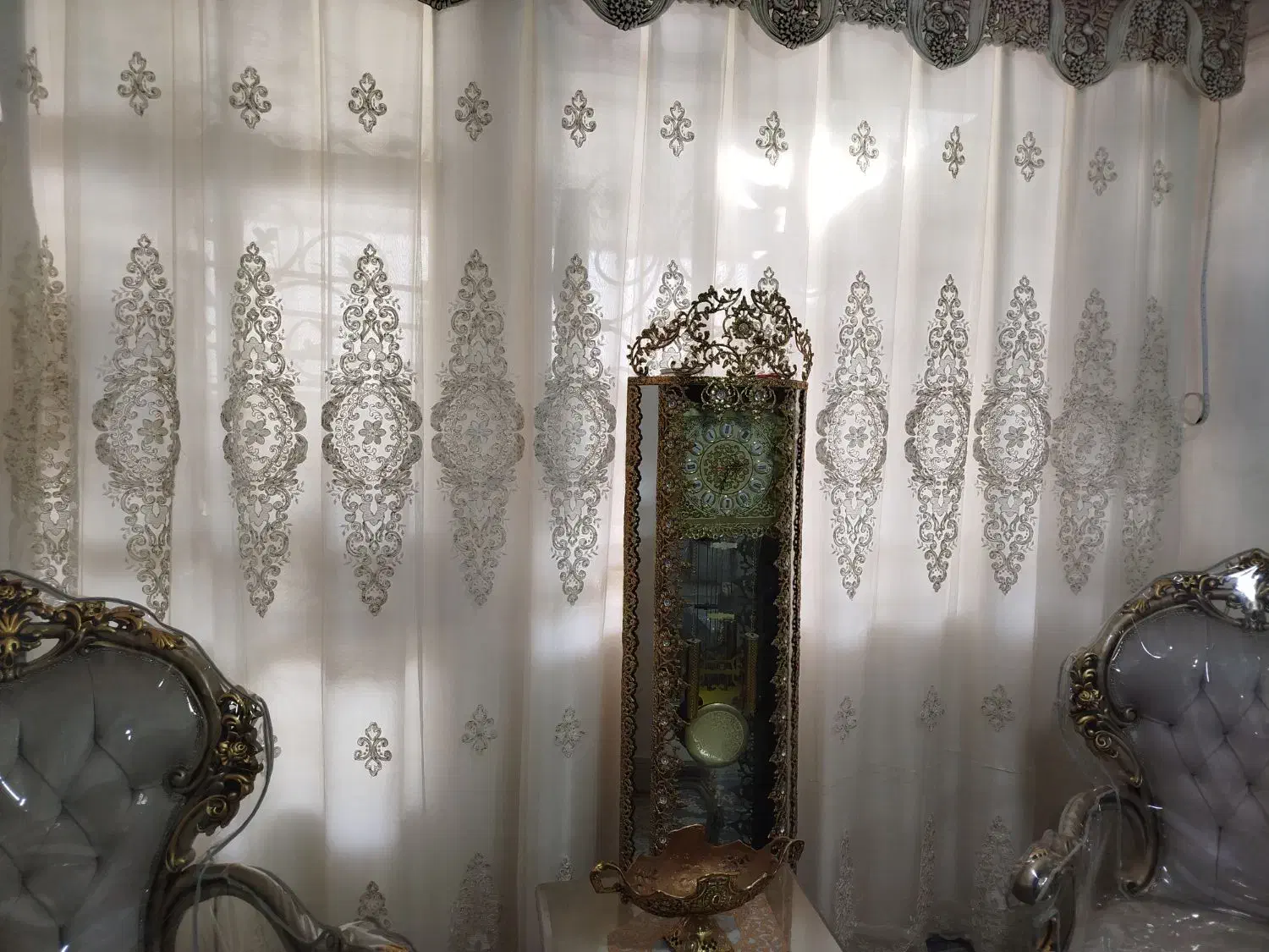 پرده خامه دوزی شده|پرده، رانر، رومیزی|خرمآباد, |دیوار