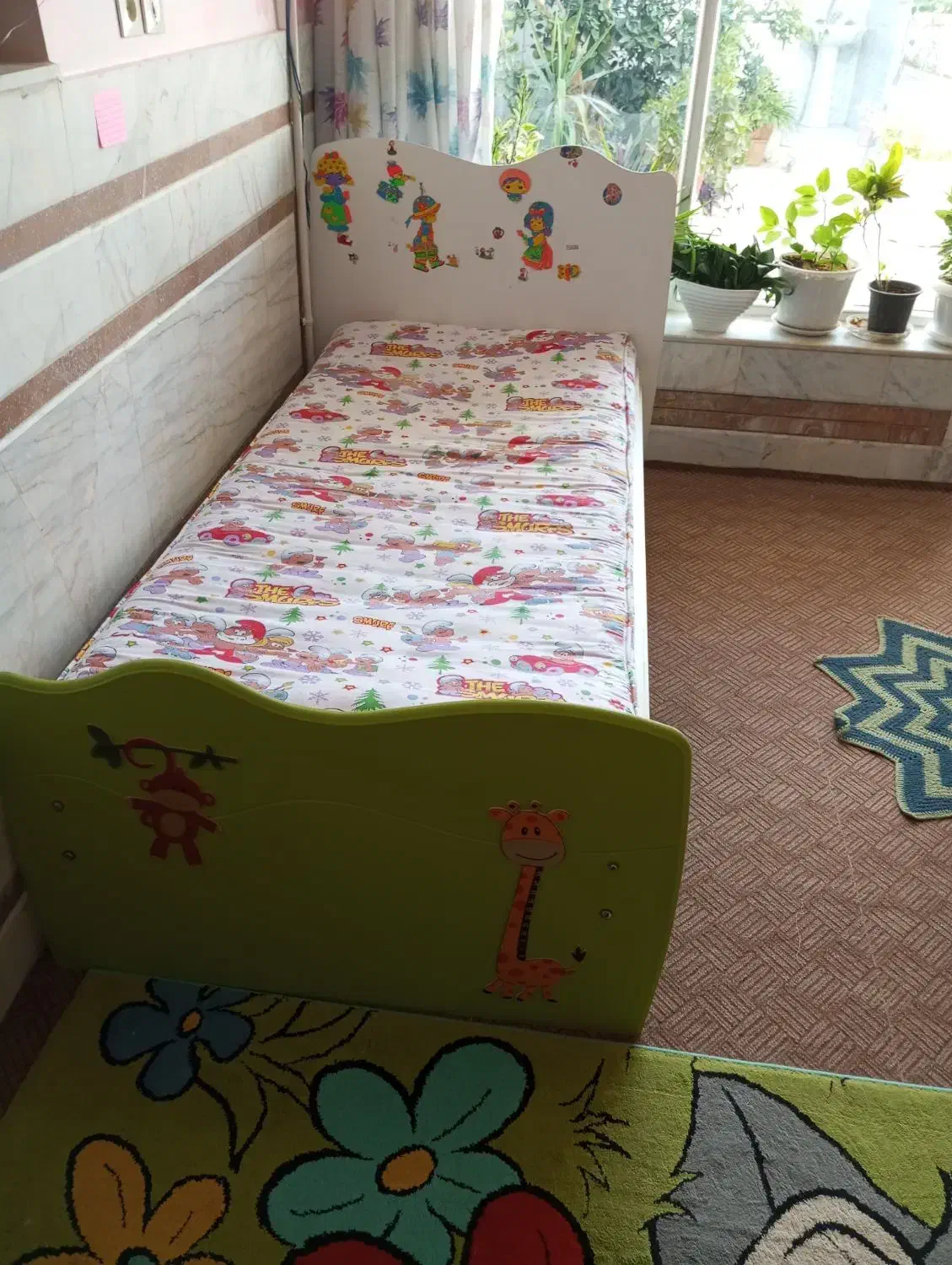 تخت خواب کمد کودک نوجوان|تخت و سرویس خواب|نجفآباد, قلعه سفید|دیوار