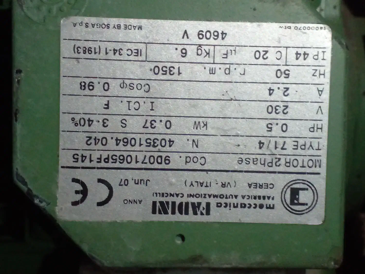 جک هیدرولیکی فادینی ایتالیا|مصالح و تجهیزات ساختمان|کرج, شهرک نهال و بذر|دیوار