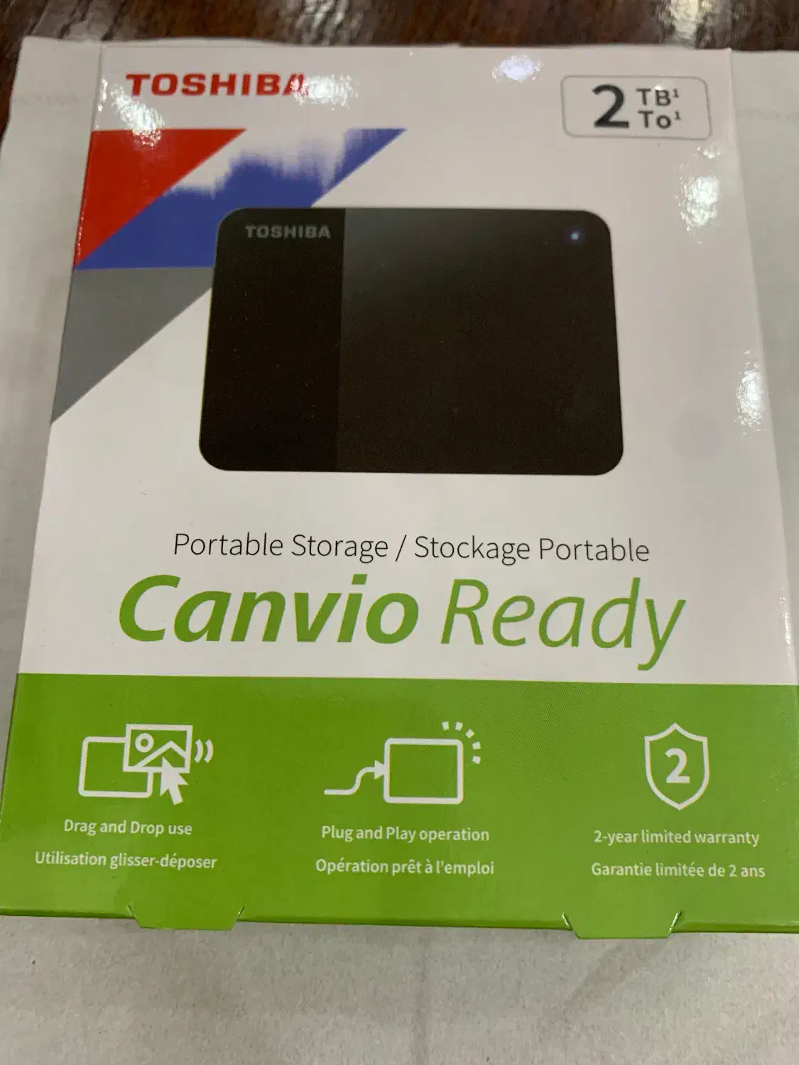 هارد اکسترنال ۲ ترابایت توشیبا با گارانتی ماتریکس|قطعات و لوازم جانبی رایانه|شیراز, فرهنگ شهر|دیوار
