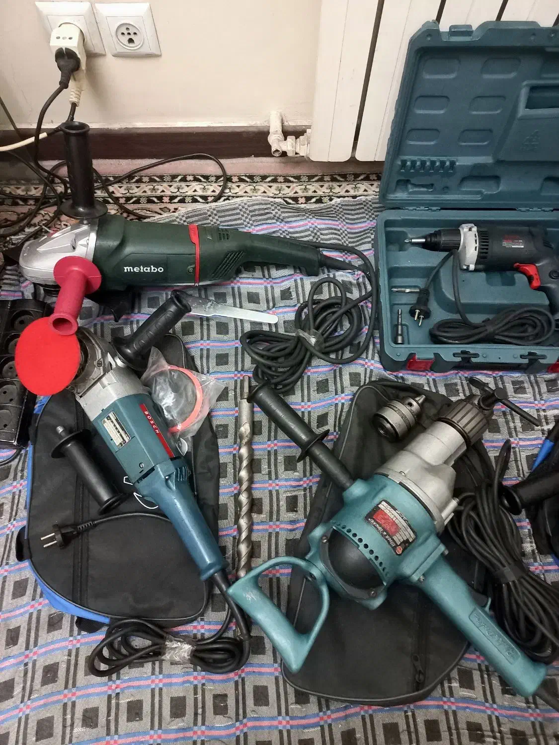 دریل دلر پیچ بند سنگ فرز رنده برقی نجاری اتولوله|ابزارآلات|تهران, نارمک|دیوار