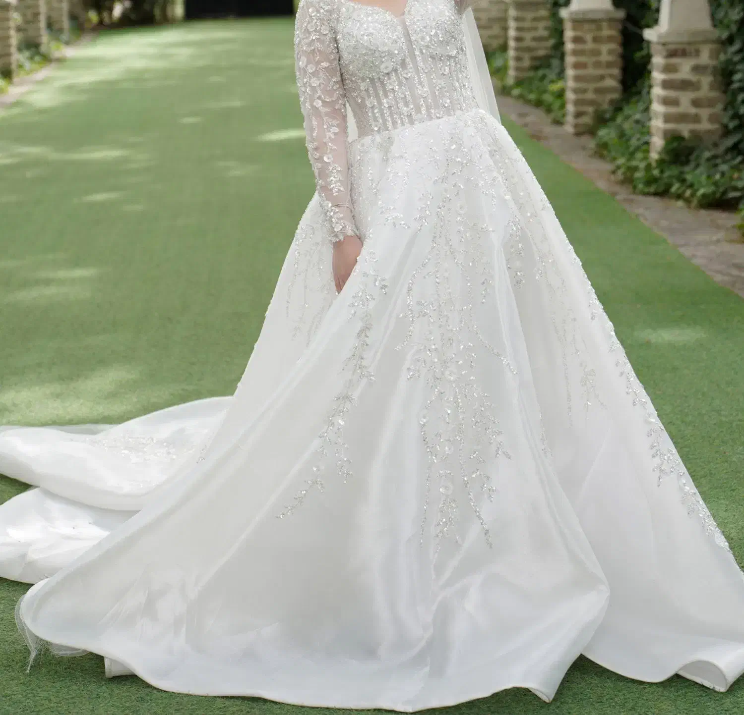 لباس عروس کارشده لاکچری|لباس|تهران, هاشمی|دیوار