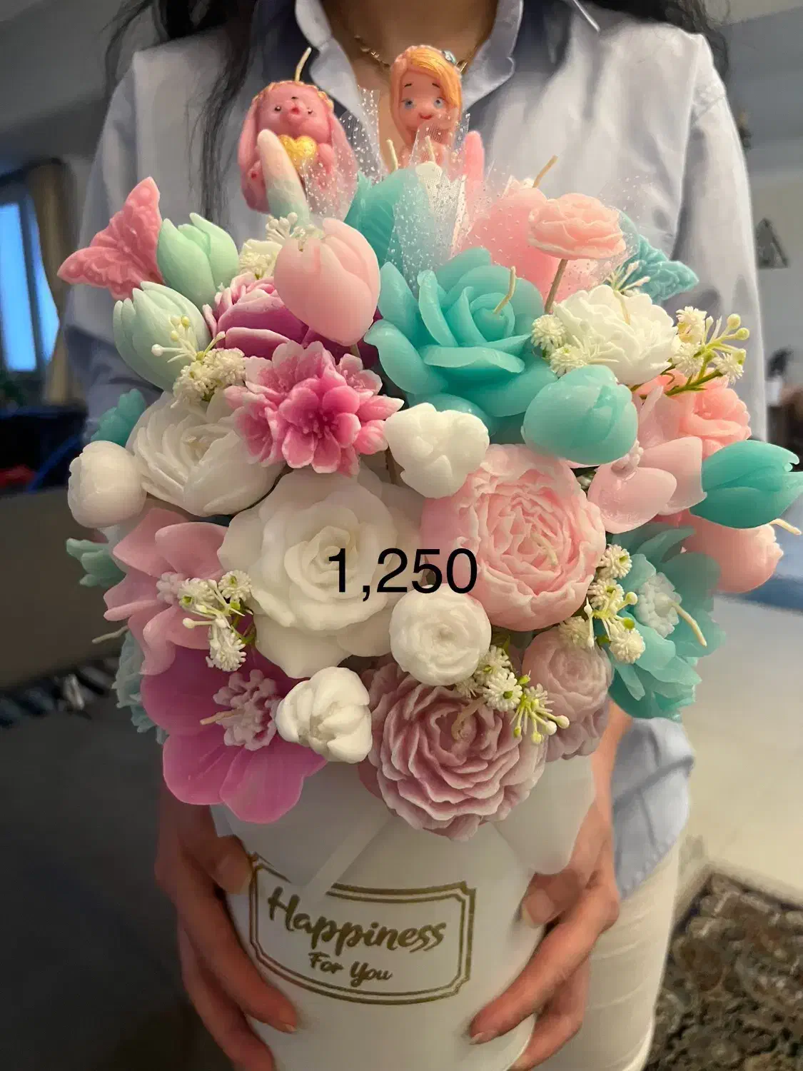 باکس گل شمع معطر (تخفیف برای روز گل دخترها )|صنایع دستی و سایر لوازم تزئینی|تهران, شهرک ولیعصر شمالی|دیوار