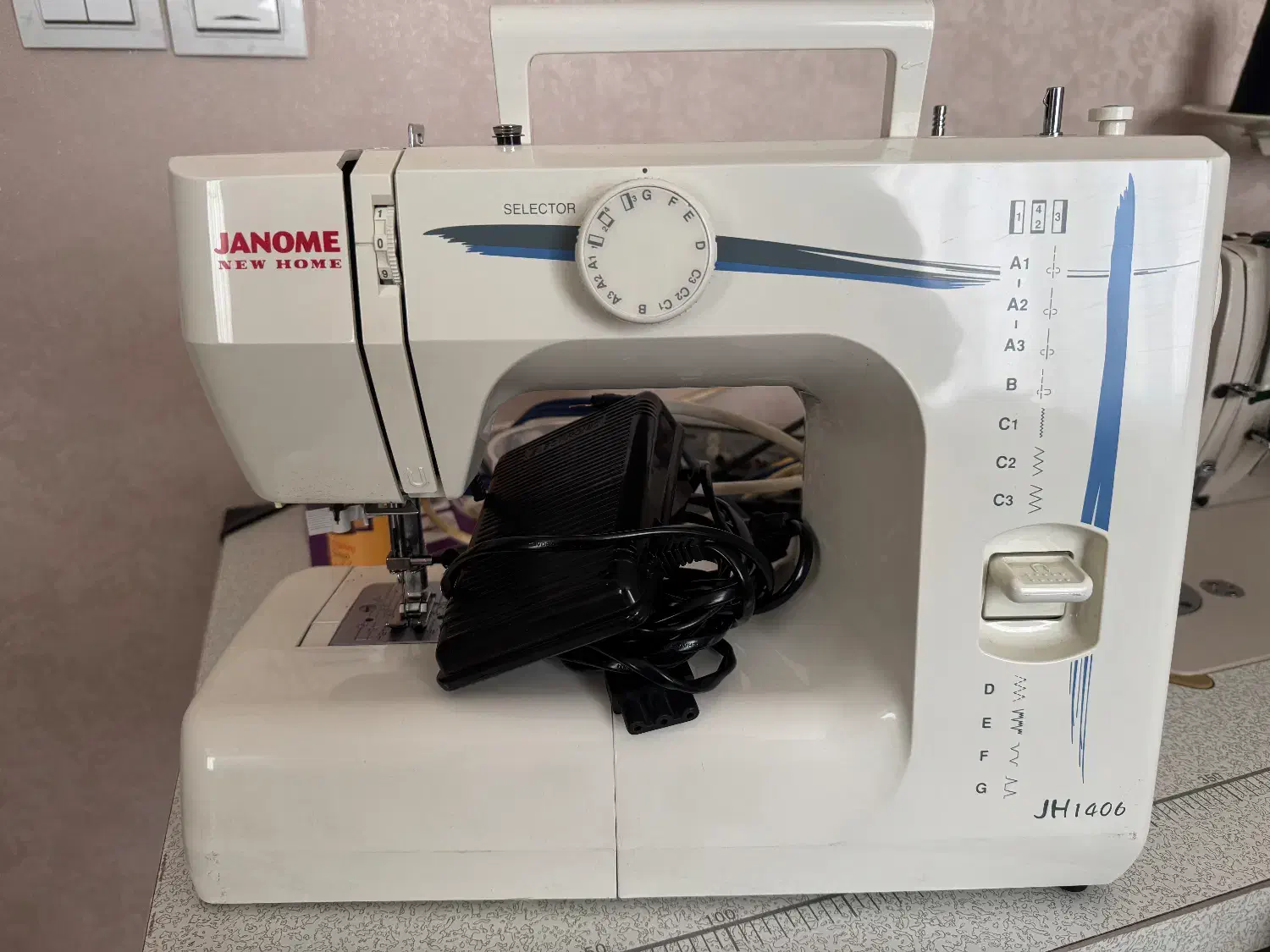 چرخ خیاطی ژانومه|چرخ خیاطی و ریسندگی|زنجان, |دیوار