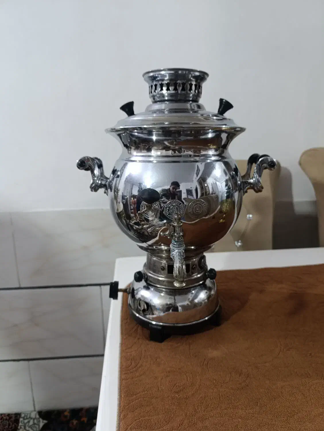 سماور8 لیتری کوره دار.|سماور، چای‌ساز، قهوه‌ساز|اقبالیه, |دیوار