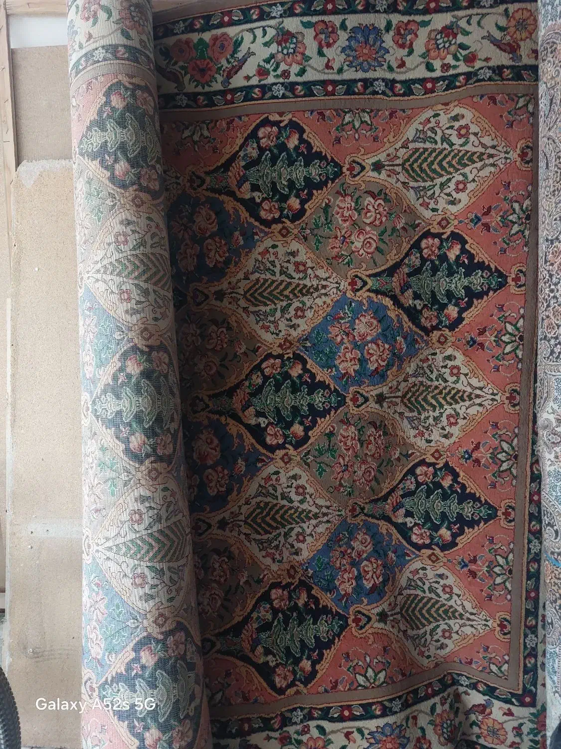 گلیم فرش|گلیم، جاجیم، گبه|قم, شاه سید علی|دیوار