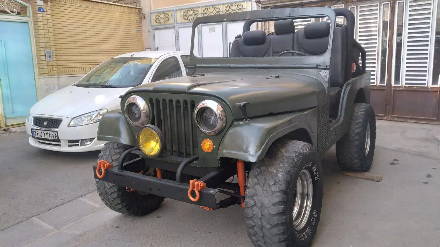 جیپ توسن آفرودی کلکسیونی پلاک قدیم اوراقی|خودرو سواری و وانت|ری, سرتخت|دیوار