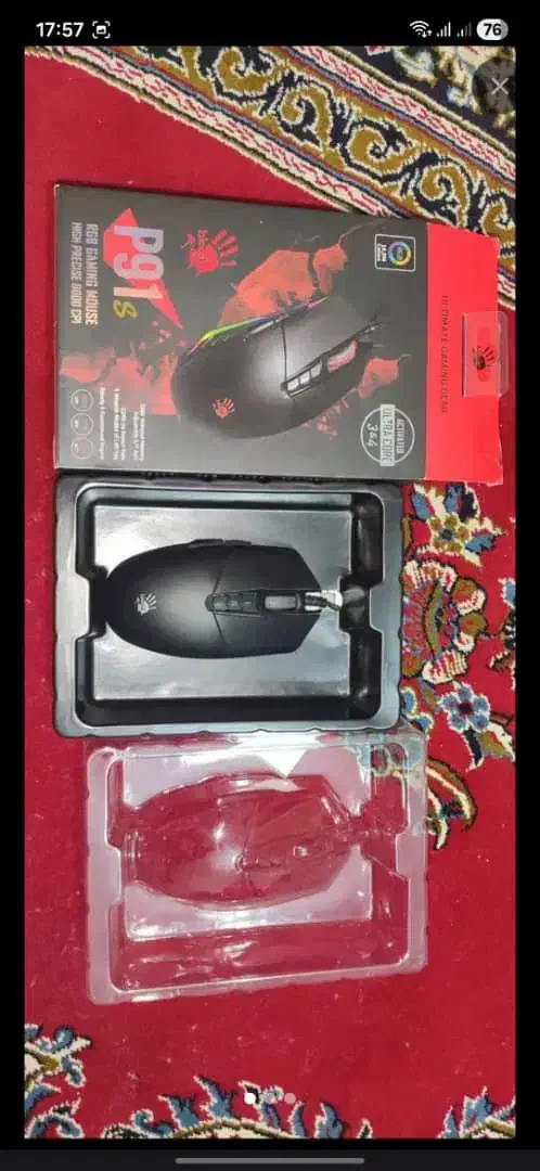 ماوس گیمینگ برند ایفورتک مدل بلادی p91s|قطعات و لوازم جانبی رایانه|یاسوج, |دیوار