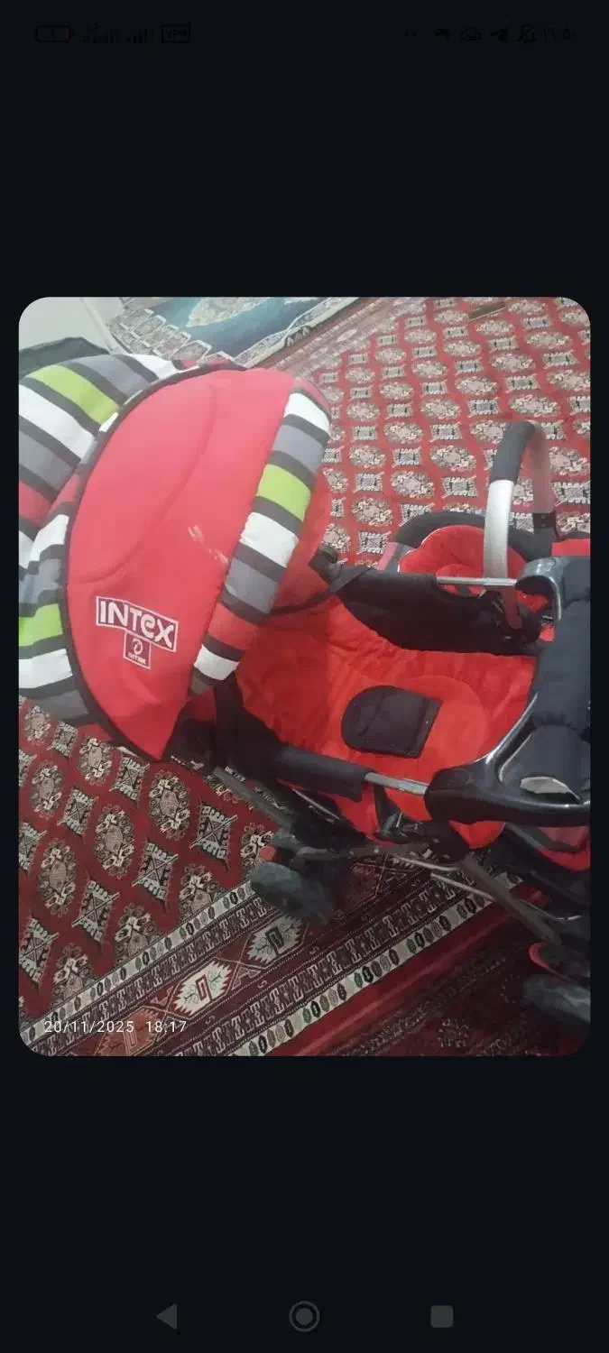 کالسکه وکریر درحد نو نو|کالسکه و لوازم جانبی|گنبد کاووس, |دیوار