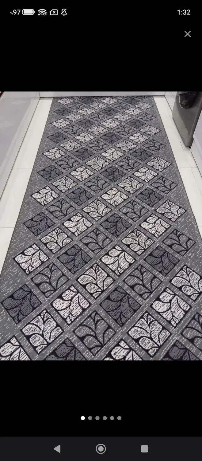 گلیم فرش ماشینی در چند سایز مختلف رنگ طوسی|گلیم، جاجیم، گبه|گلستان (تهران), |دیوار