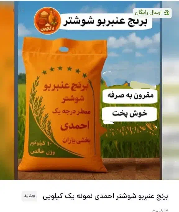 برنج عنبربو احمدی|خوردنی و آشامیدنی|قم, شهرک مهدیه|دیوار