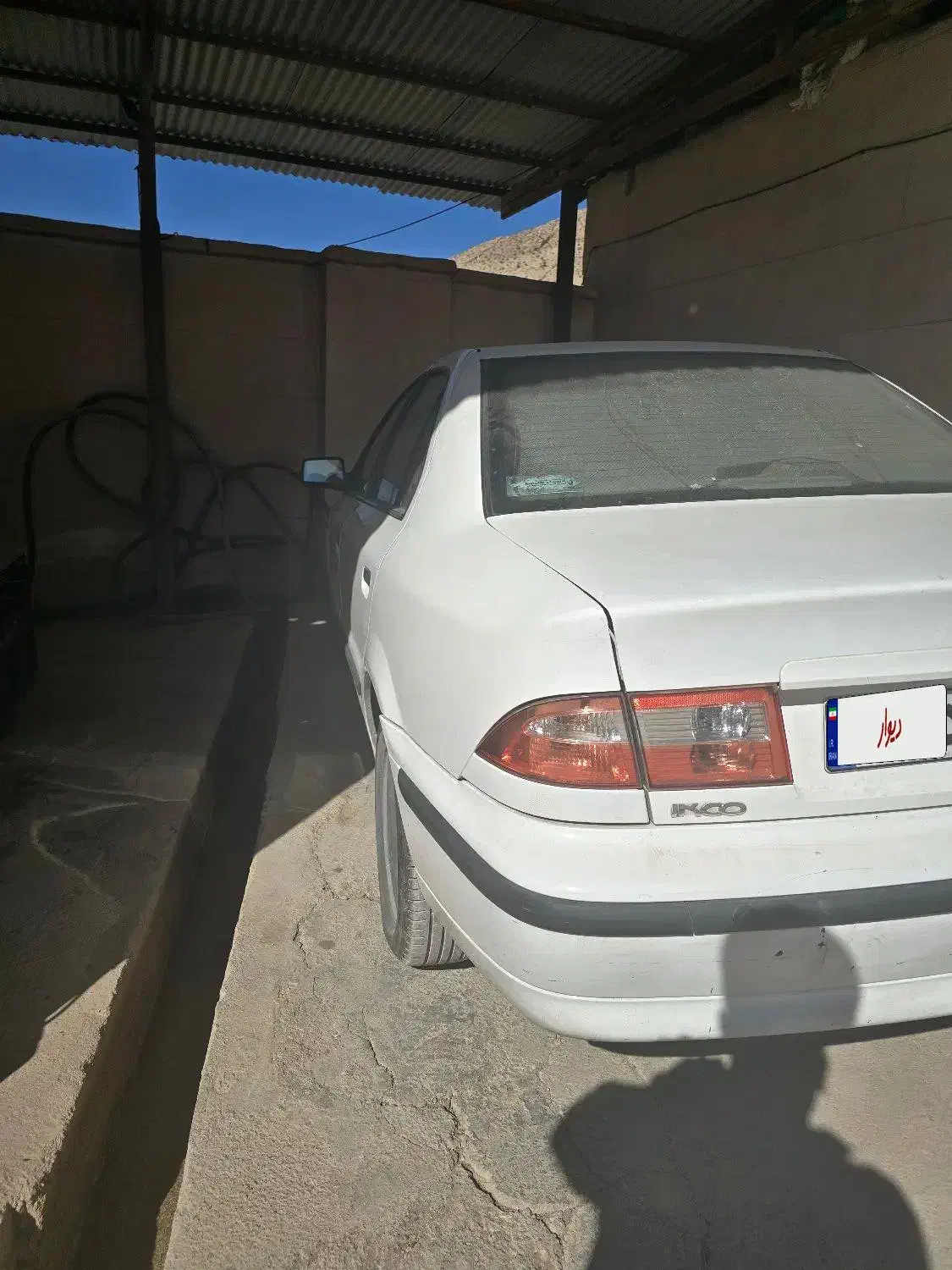 سمند LX سفید 93|خودرو سواری و وانت|شیراز, تاچارا|دیوار