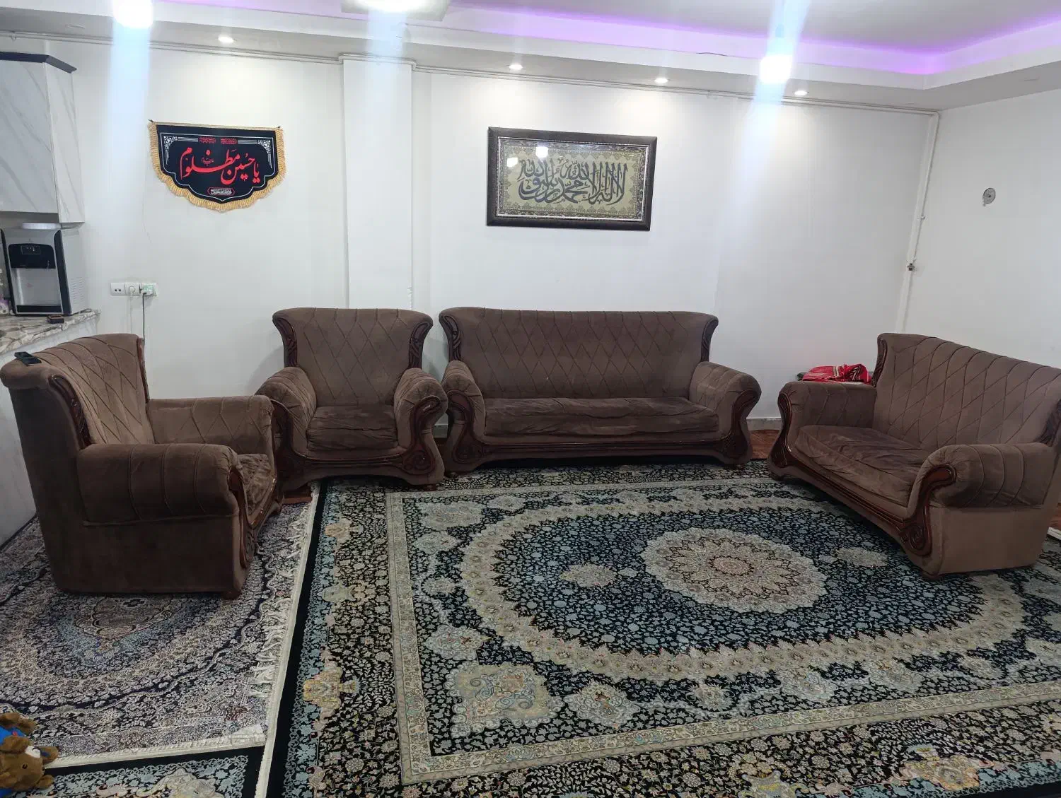 مبل هفت نفره موجوده|مبلمان خانگی و میز عسلی|اهواز, فولادشهر|دیوار