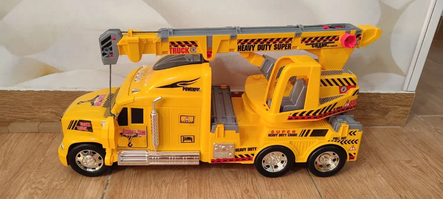 ماشین جرثقیل بزرگ قدرتی|اسباب‌بازی بچه|رشت, حمیدیان|دیوار