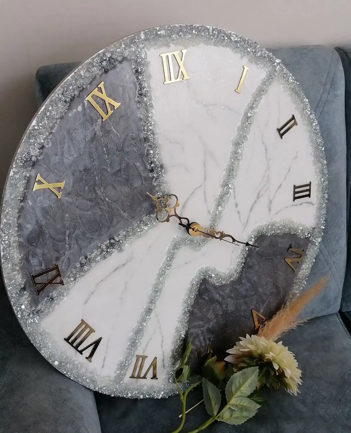 ساعت دیواری رزینی|ساعت دیواری و تزئینی|سبزوار, هویزه|دیوار