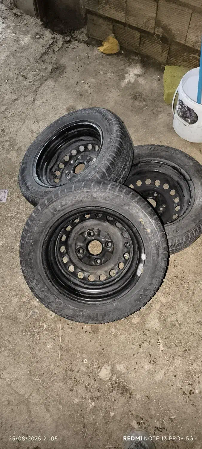 لاستیک پراید با رینگ|قطعات یدکی و لوازم جانبی|کوهرنگ, |دیوار