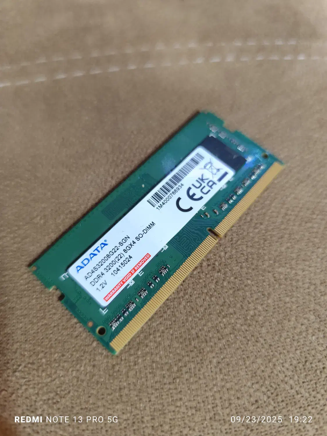 رم ۸ گیگابایت ۳۲۰۰ مگاهرتز نسل DDR4 برند ADATA|قطعات و لوازم جانبی رایانه|شیراز, فاضل|دیوار