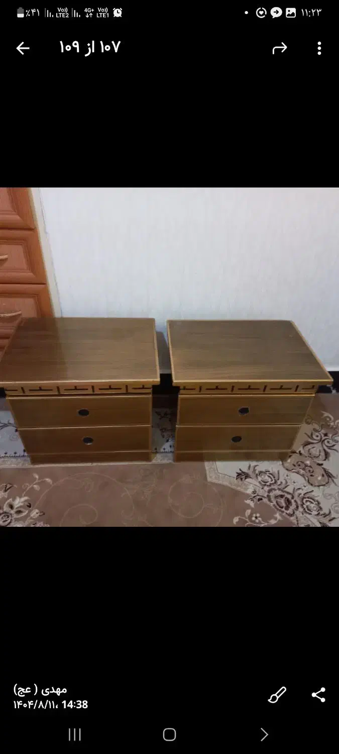 تختخواب دو نفره محکم|تخت و سرویس خواب|فامنین, |دیوار