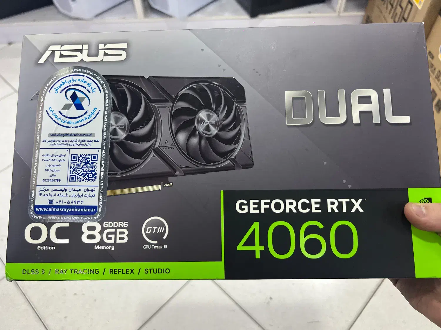 کارت گرافیک ۴۰۶۰ با دو سال گارانتی نو|قطعات و لوازم جانبی رایانه|کرج, اصفهانیها|دیوار